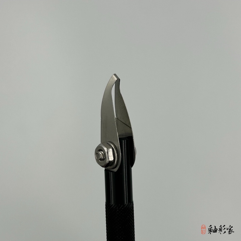 黑柄刻花工具