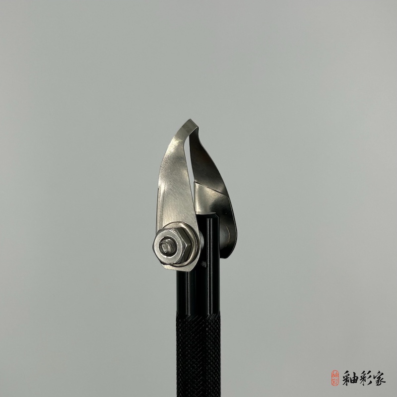 黑柄刻花工具