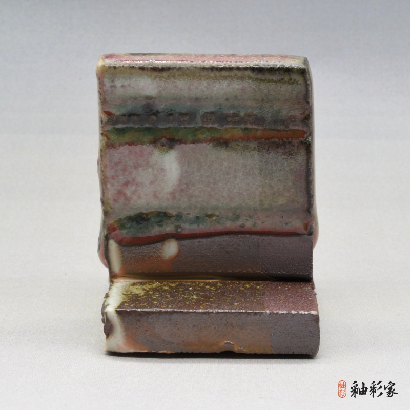 |柴燒釉| 火瓔珞-綠繭絲