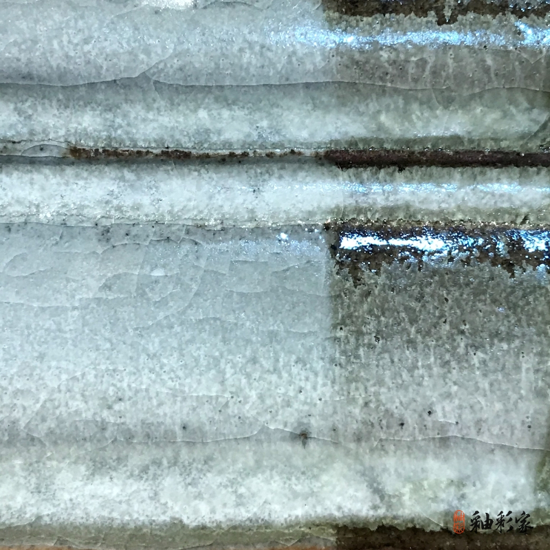 |柴燒釉| 泫水藤-藤綠開片