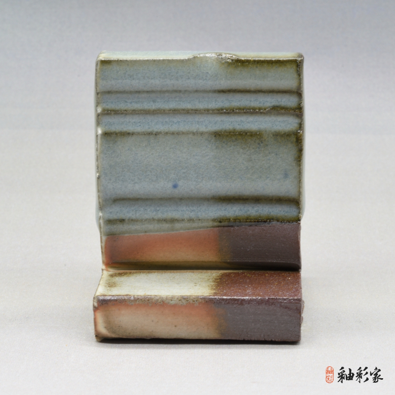 |柴燒釉| 碧影白-香焚煙