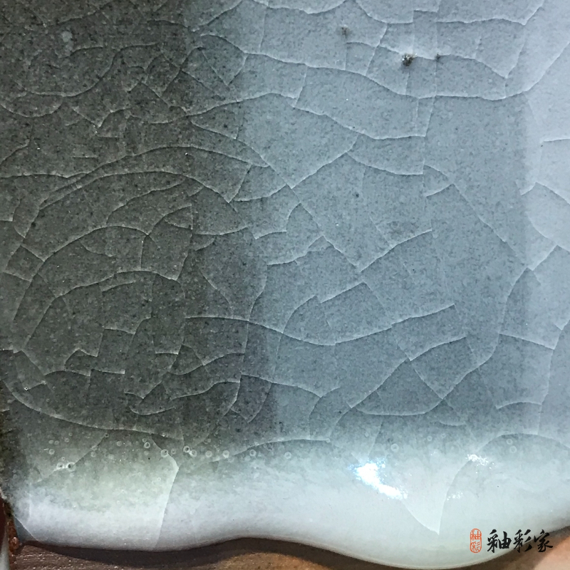 |柴燒釉| 鎖綠紋-苔照痕