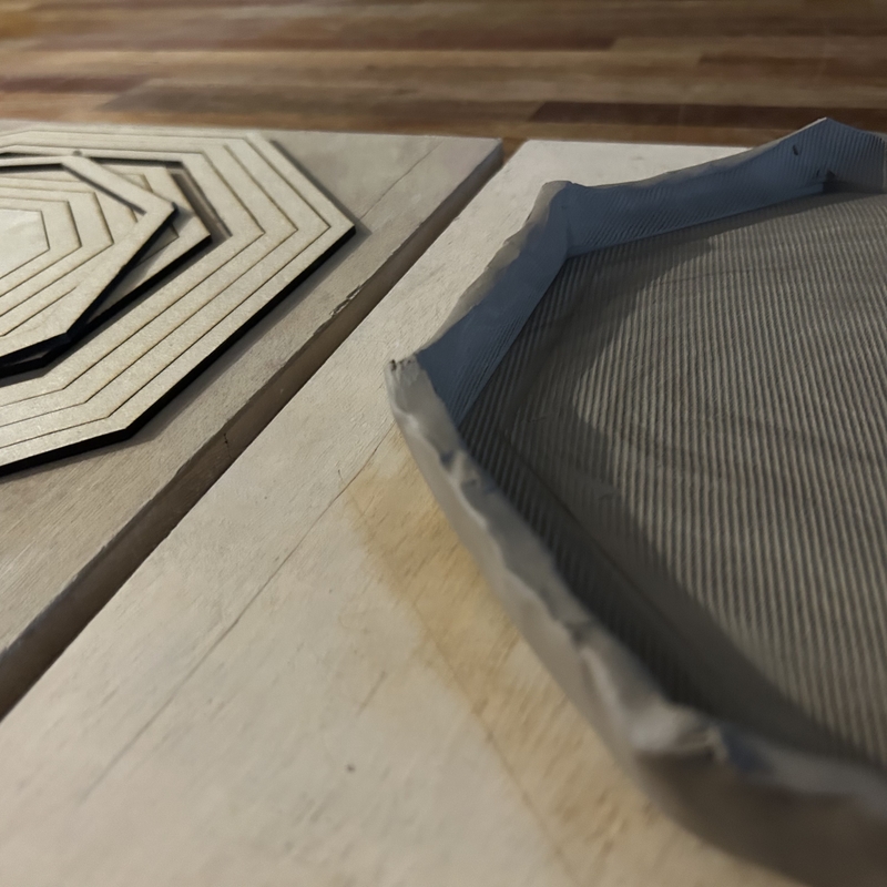 釉彩家同心木質型板切割工具