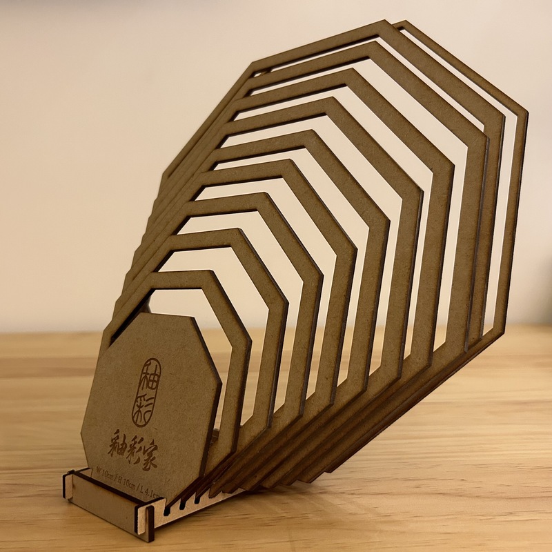 釉彩家同心木質型板切割工具