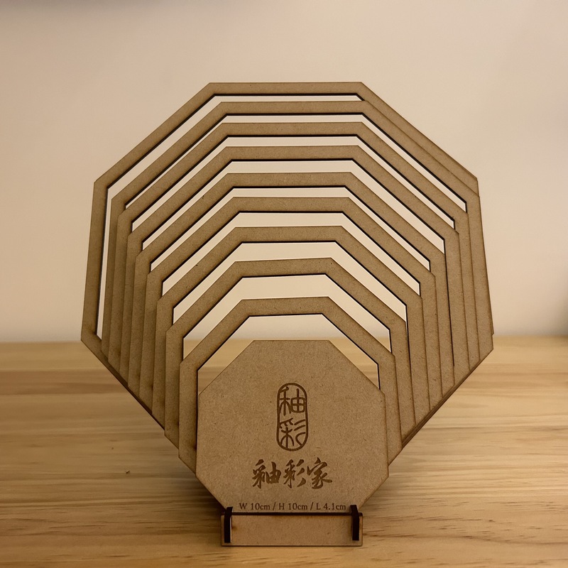 釉彩家同心木質型板切割工具